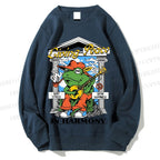 Unisex Music Frog Printed Sweatshirt
