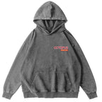 Bubble Bath Octopus Vintage Washed Cotton Back Art Hoodie