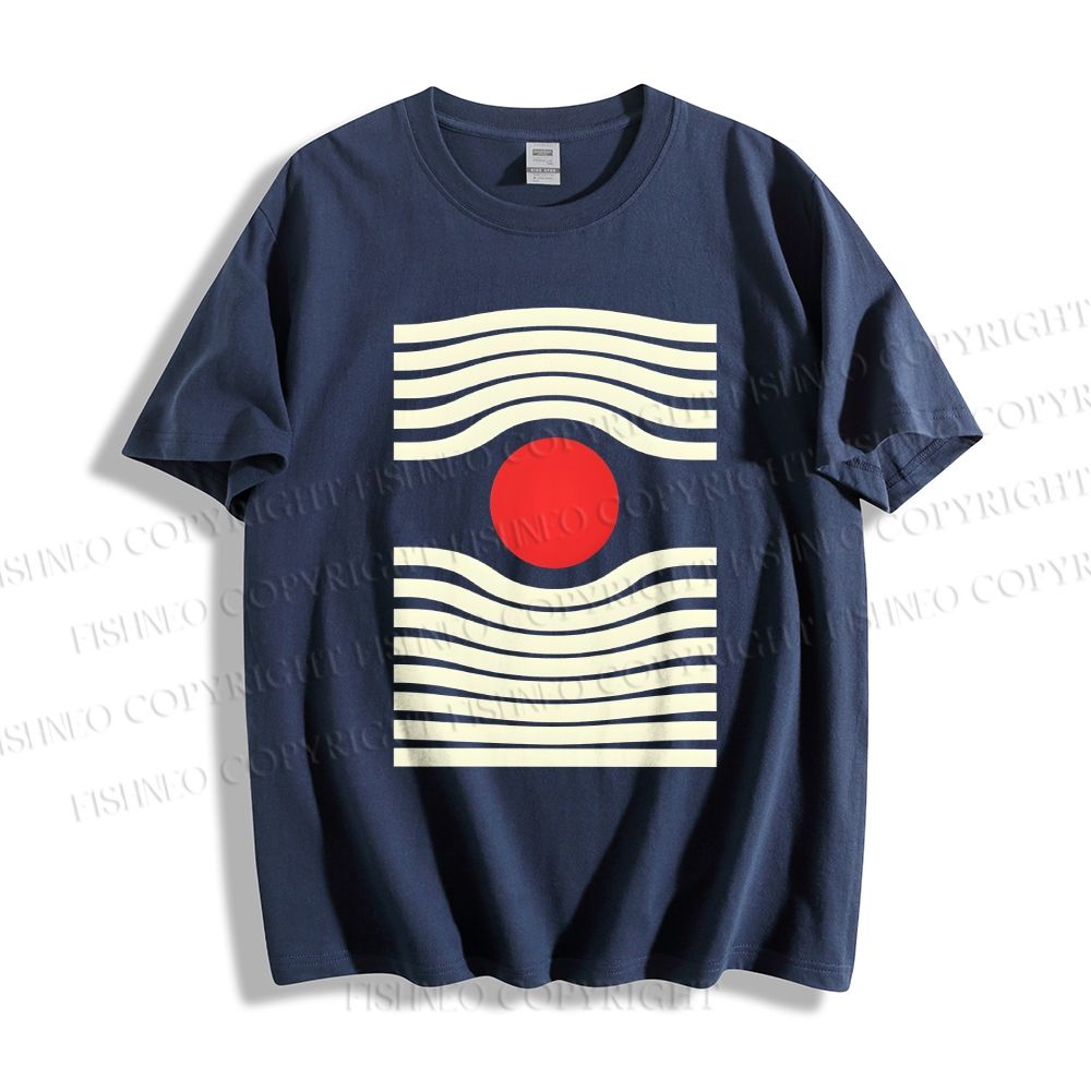 Unisex Art Geometric Eyes Printed Printed Classic Cotton T-shirt