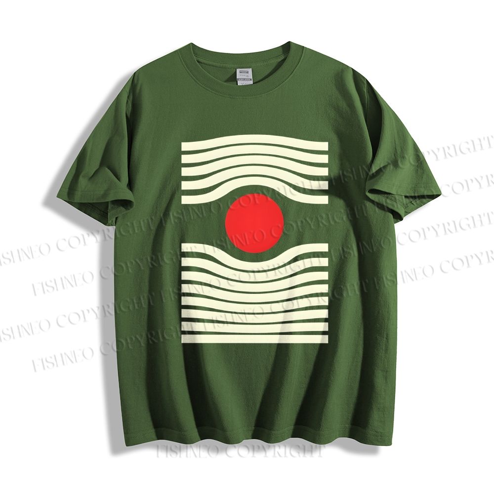 Unisex Art Geometric Eyes Printed Printed Classic Cotton T-shirt