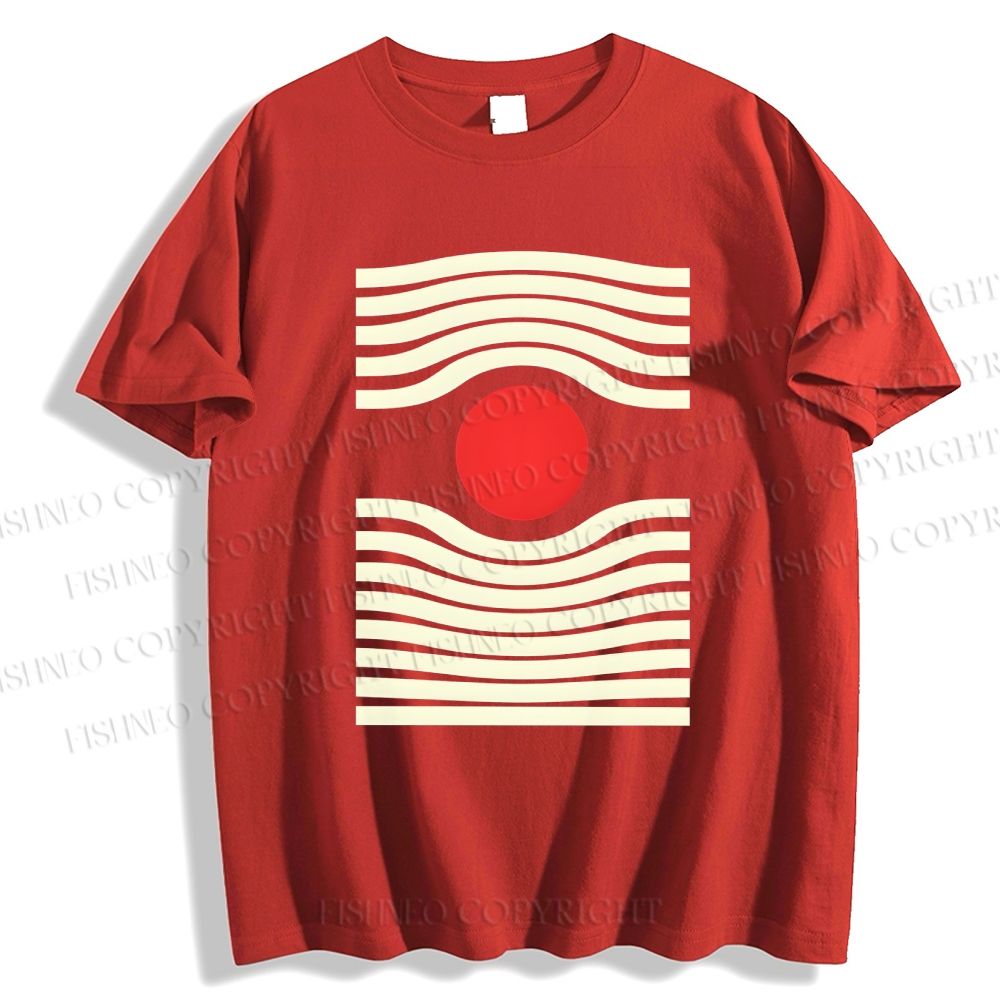 Unisex Art Geometric Eyes Printed Printed Classic Cotton T-shirt