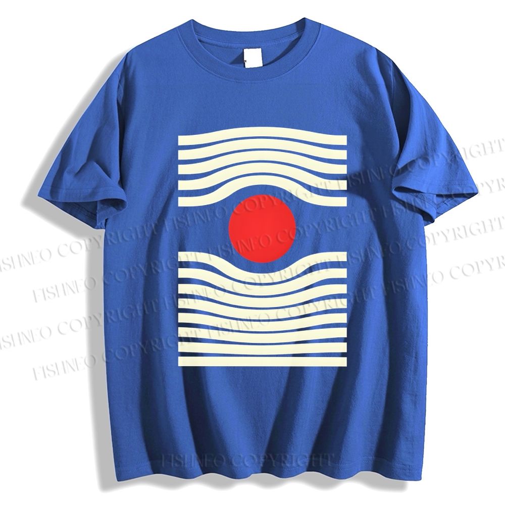 Unisex Art Geometric Eyes Printed Printed Classic Cotton T-shirt