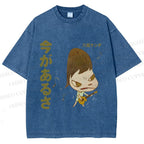 Unisex Yoshitomo Nara Printed Washed Tee