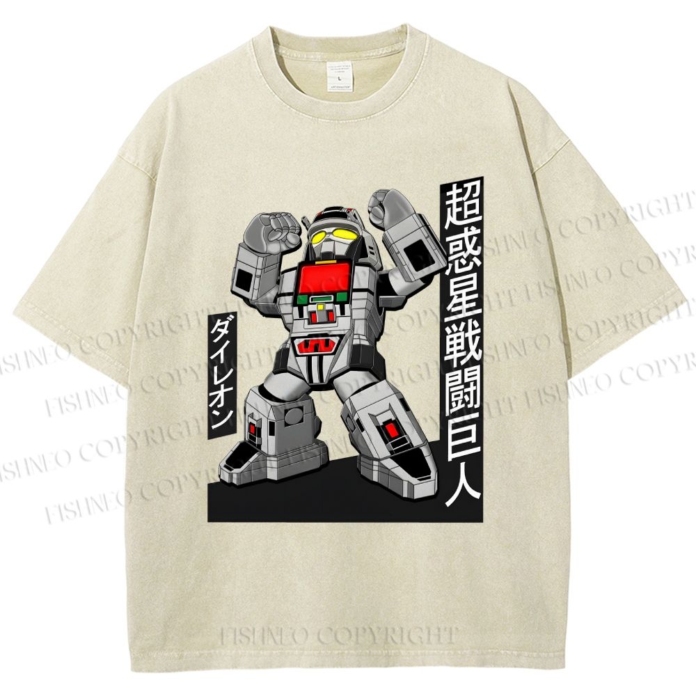 Unisex Dynamic Superman Printed Washed Tee