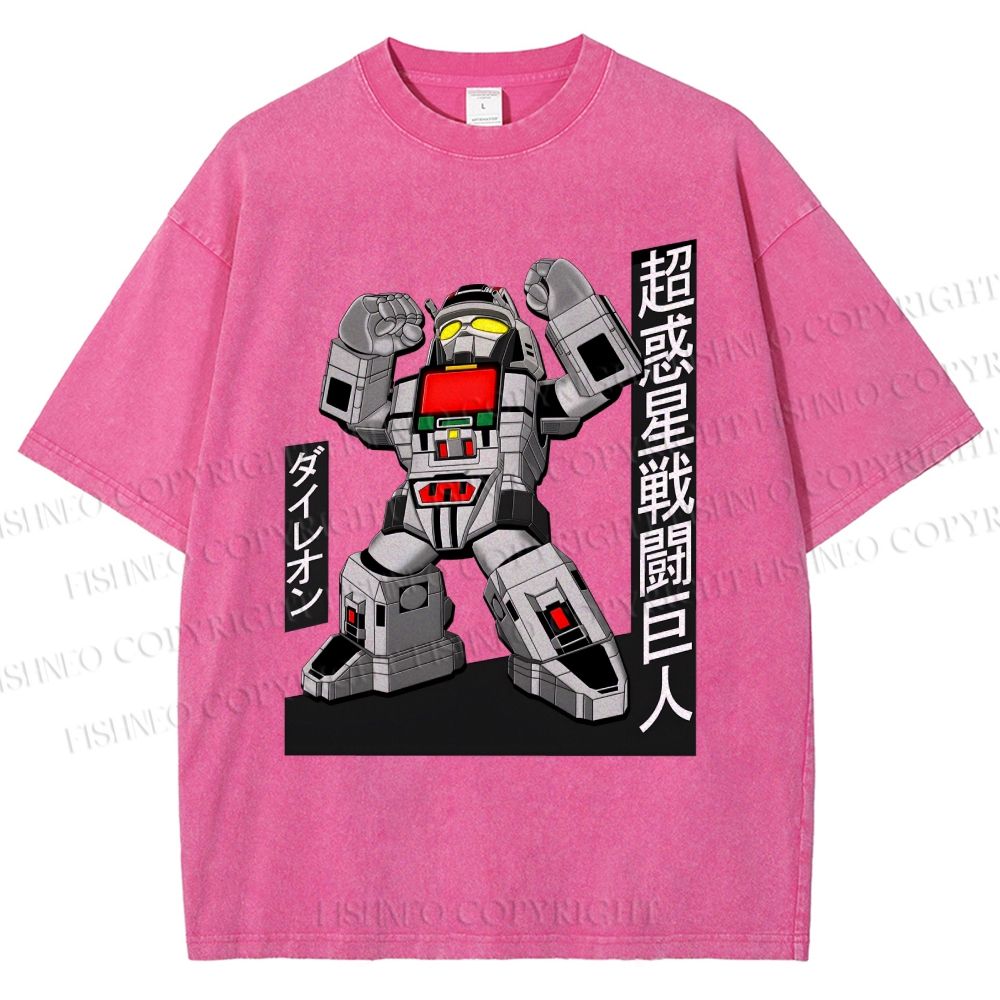 Unisex Dynamic Superman Printed Washed Tee