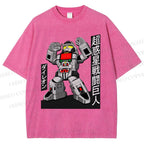 Unisex Dynamic Superman Printed Washed Tee
