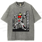 Unisex Dynamic Superman Printed Washed Tee