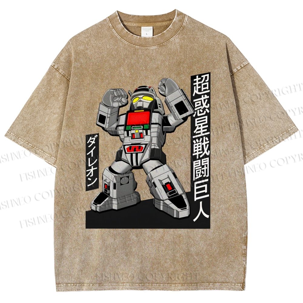 Unisex Dynamic Superman Printed Washed Tee