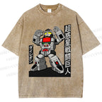 Unisex Dynamic Superman Printed Washed Tee