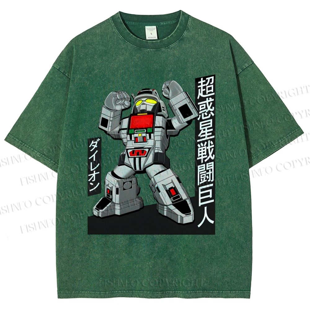 Unisex Dynamic Superman Printed Washed Tee