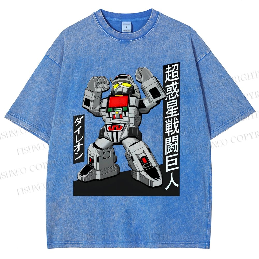Unisex Dynamic Superman Printed Washed Tee