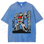 Unisex Dynamic Superman Printed Washed Tee