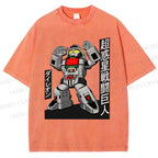 Unisex Dynamic Superman Printed Washed Tee