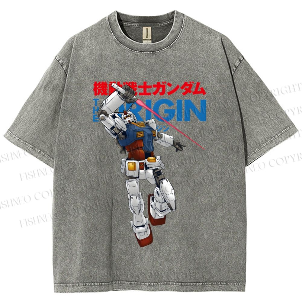 Unisex Dynamic Superman Printed Washed Tee