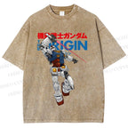 Unisex Dynamic Superman Printed Washed Tee