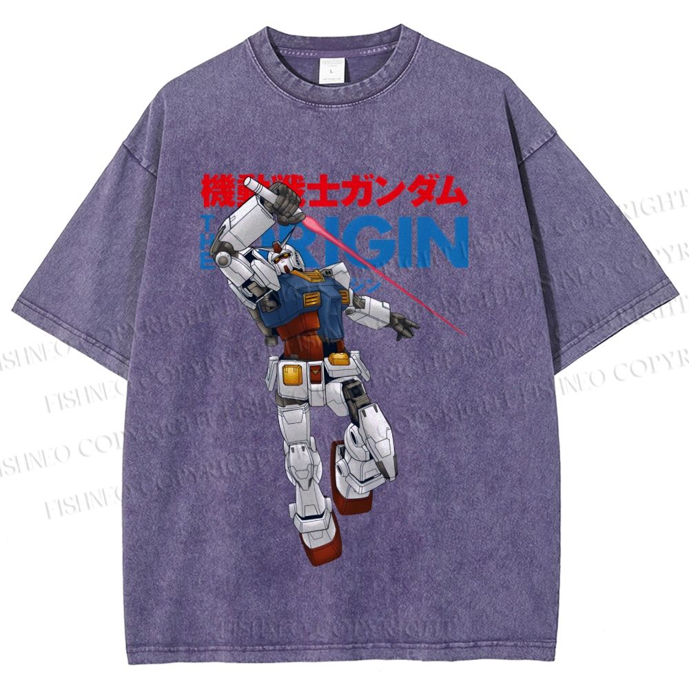 Unisex Dynamic Superman Printed Washed Tee