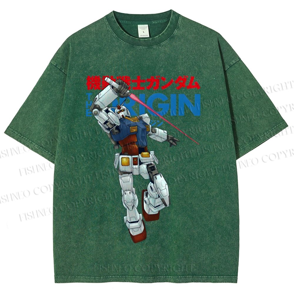 Unisex Dynamic Superman Printed Washed Tee