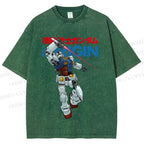 Unisex Dynamic Superman Printed Washed Tee