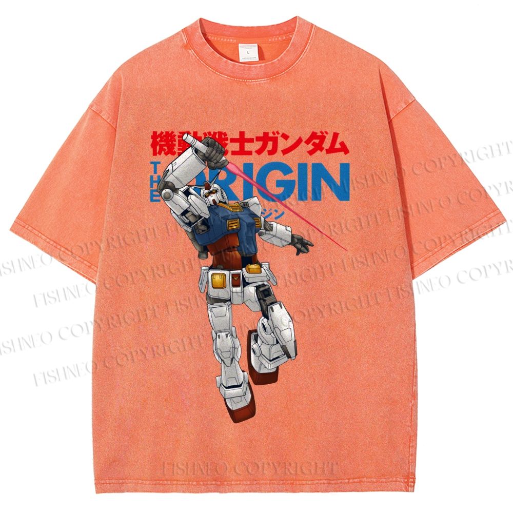 Unisex Dynamic Superman Printed Washed Tee