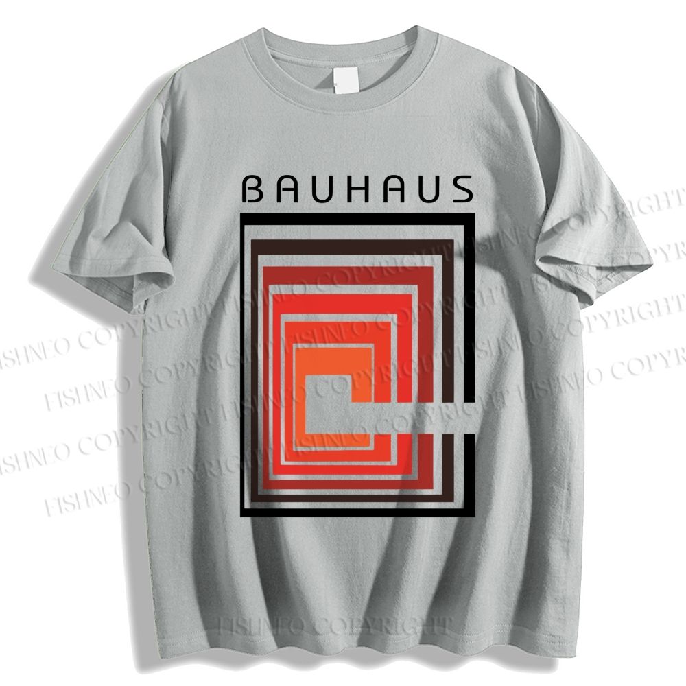 Unisex Classic Cotton Vintage Bauhaus Design  T-shirt