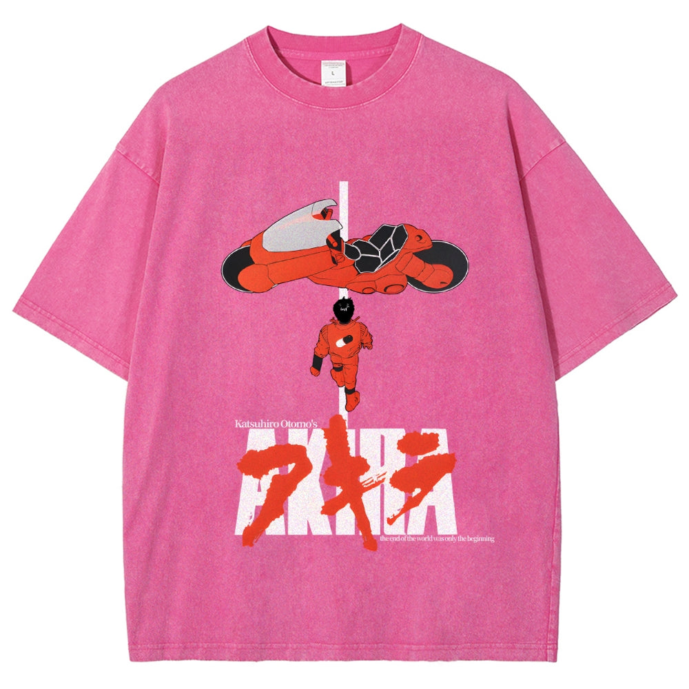 Akira Vintage Wash Japanese Design T-Shirt
