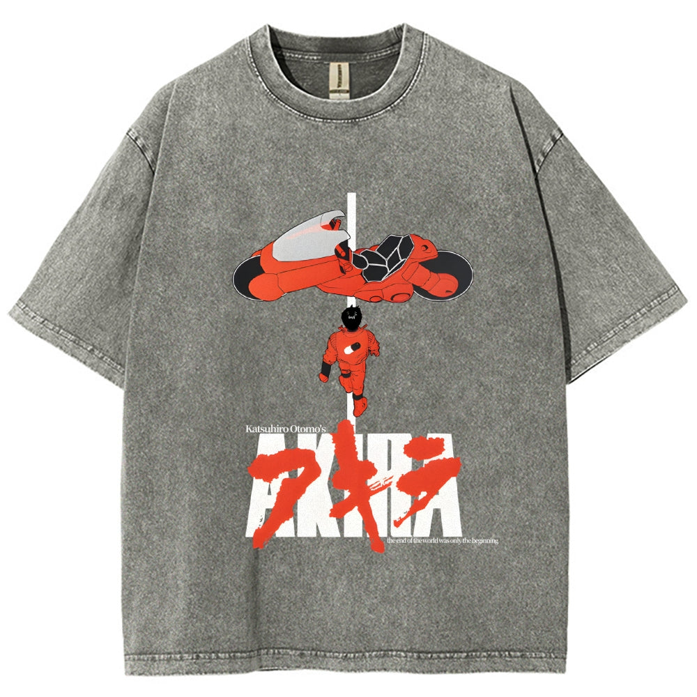 Akira Vintage Wash Japanese Design T-Shirt