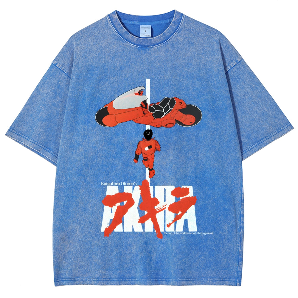 Akira Vintage Wash Japanese Design T-Shirt