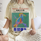 Yayoi Kusama Vintage Wash Japanese Design T-Shirt