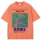 Yayoi Kusama Vintage Wash Japanese Design T-Shirt