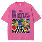 Unisex The Beatles Printed Washed Tee