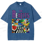 Unisex The Beatles Printed Washed Tee