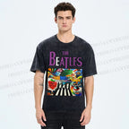 Unisex The Beatles Printed Washed Tee