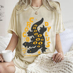 Unisex Funny Eye Monster Printed Washed Tee