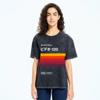 Japanese VHS Tape Retro Vintage Washed T-shirt