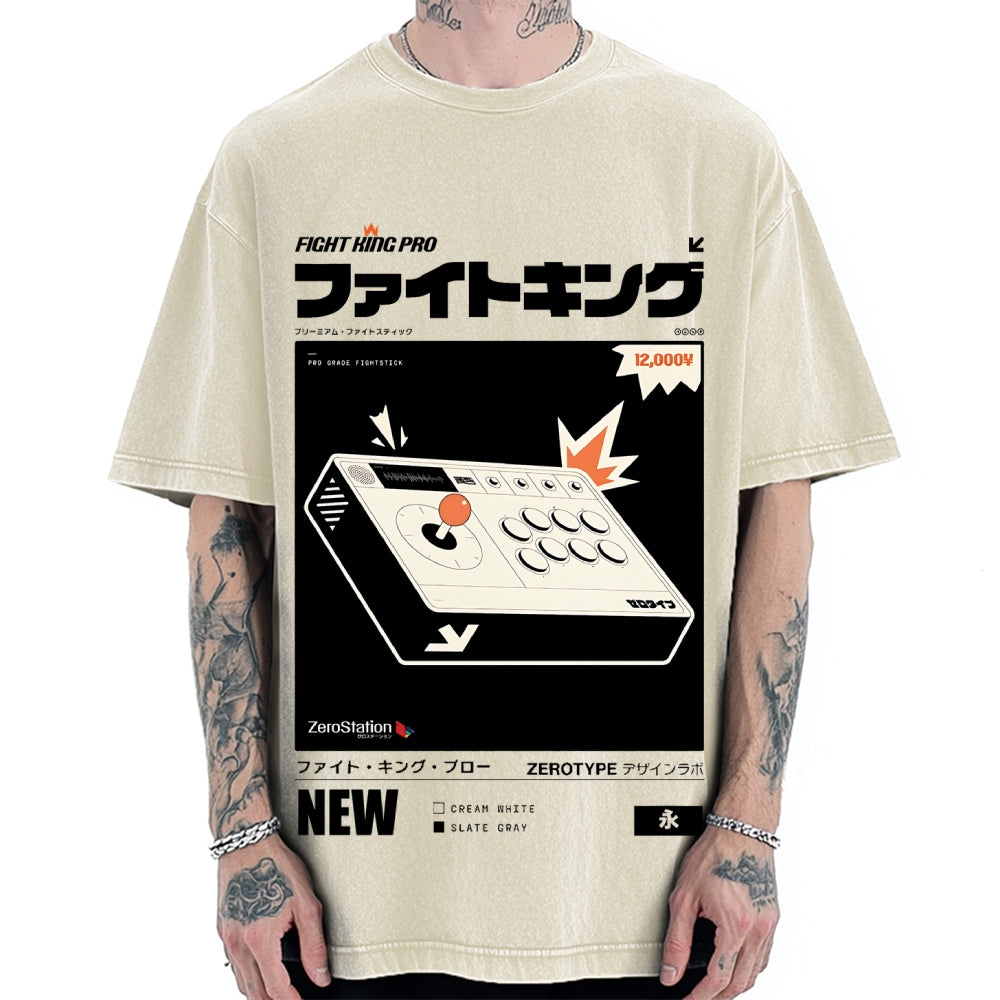 Japanese Entertainment System Vintage Washed T-shirt