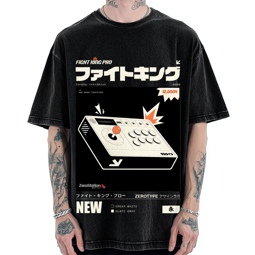 Japanese Entertainment System Vintage Washed T-shirt