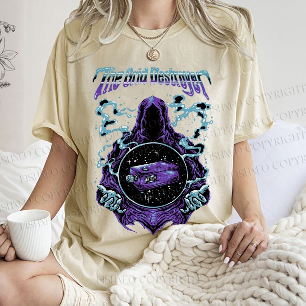 Unisex The Destiny Printed Washed Tee