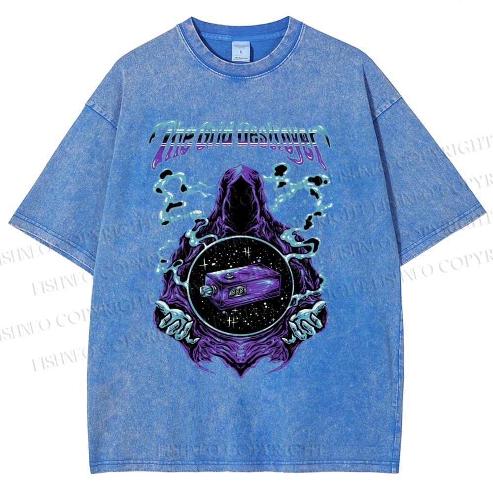 Unisex The Destiny Printed Washed Tee