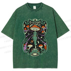 Unisex Euphoria Printed Washed Tee