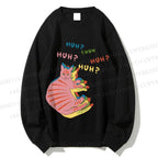 Unisex Colorful Cats Printed Sweatshirt