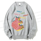 Unisex Colorful Cats Printed Sweatshirt