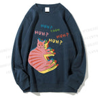Unisex Colorful Cats Printed Sweatshirt
