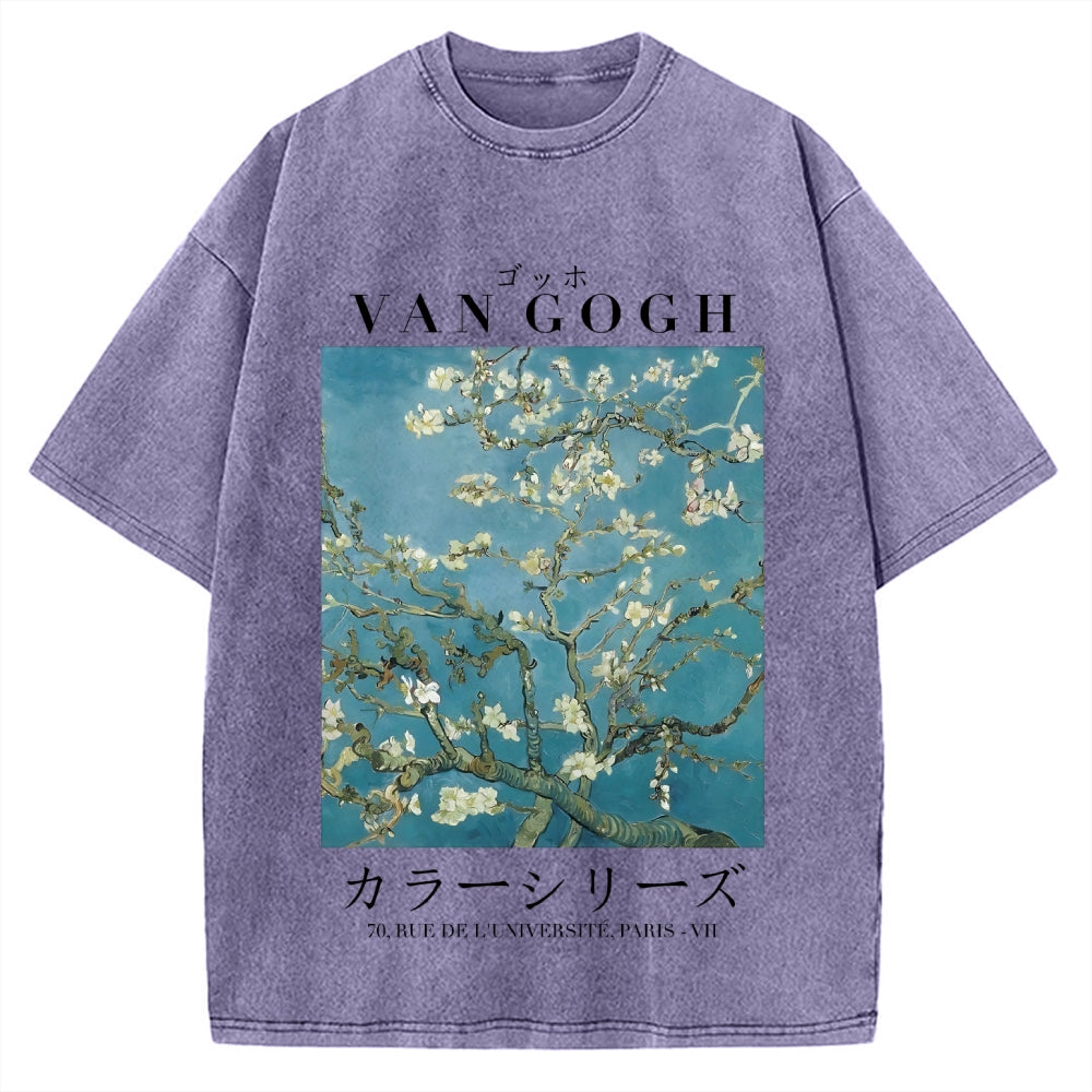 Van Gogh Colour Series Vintage Washed T-shirt