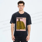 Unisex Yayoi Kusama Pumpkin Printed Washed Tee
