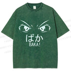 Unisex Baka Printed Washed Tee