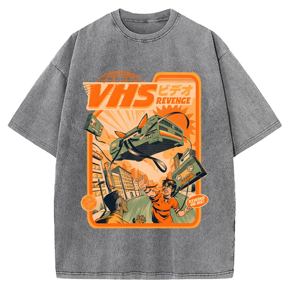 VHS Revenge Vintage Washed T-shirt