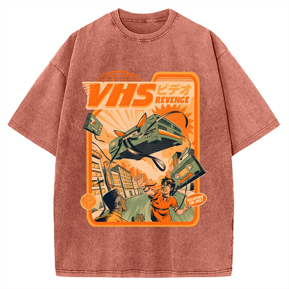VHS Revenge Vintage Washed T-shirt