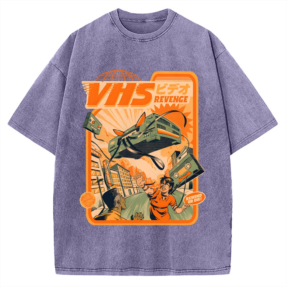 VHS Revenge Vintage Washed T-shirt