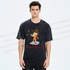 Unisex Yoshitomo Nara Printed Washed Tee