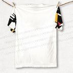 Unisex Cat Graffiti Printed Classic T-shirt
